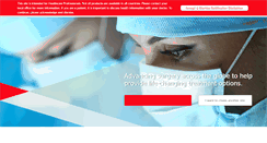Desktop Screenshot of ethicon.com